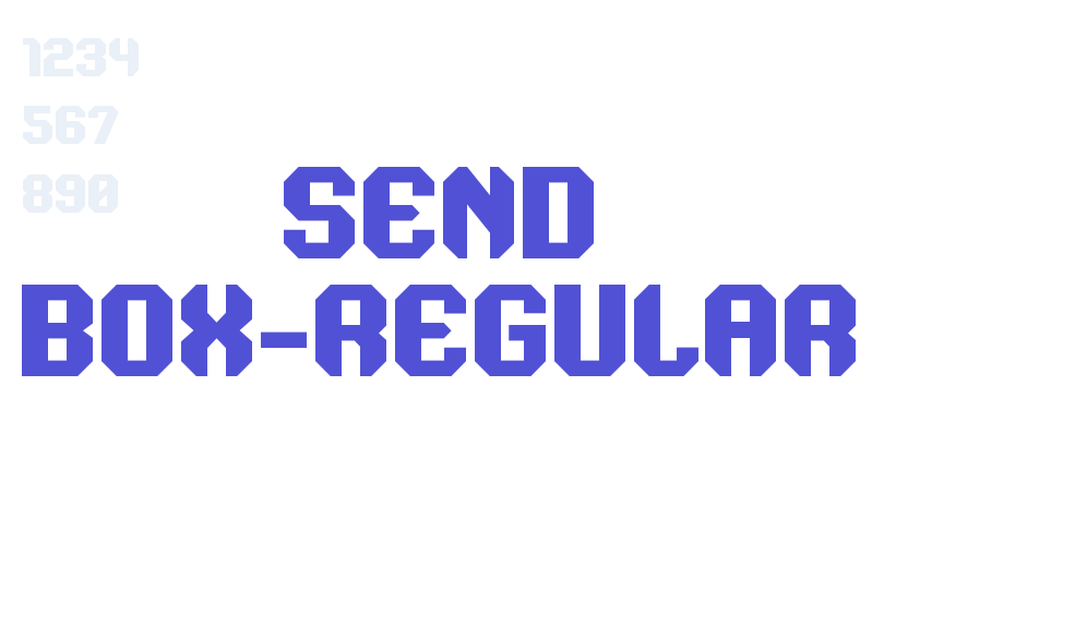 Send Box-Regular-font-download