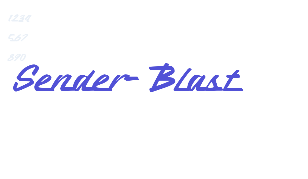 Sender Blast-font-download