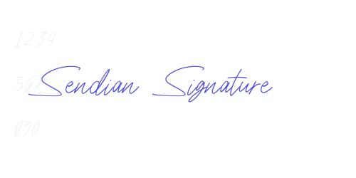 Sendian Signature-font-download