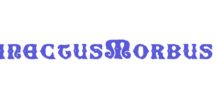 SenectusMorbus Font Download