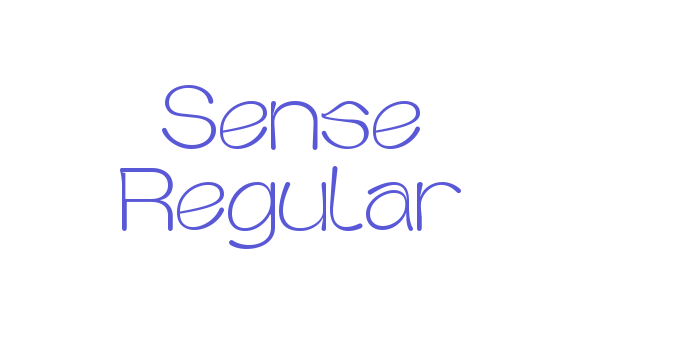 Sense Regular Font Download