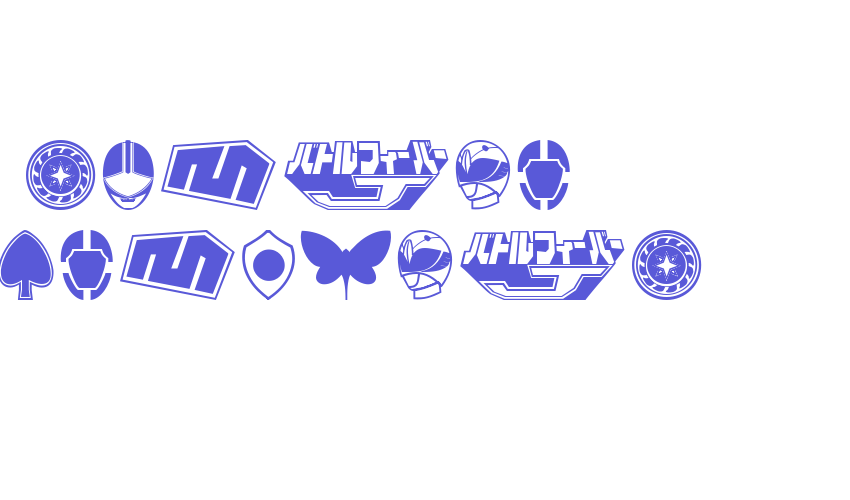 Sentai 30 Dingbats Font Download