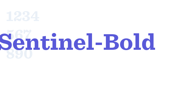 Sentinel-Bold font free