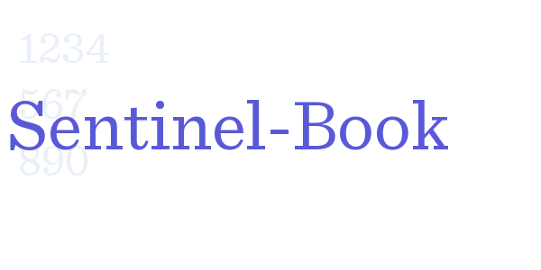 Sentinel-Book font free