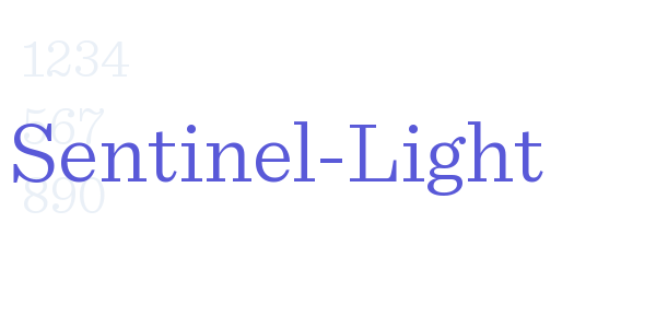 Sentinel-Light font free