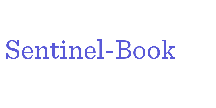 Sentinel-Book Font Download