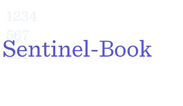 Sentinel-Book font download