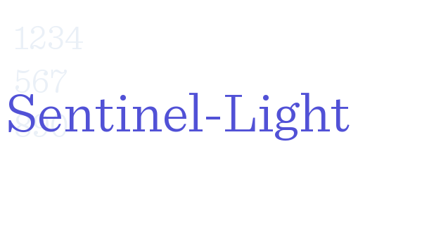 Sentinel-Light font download