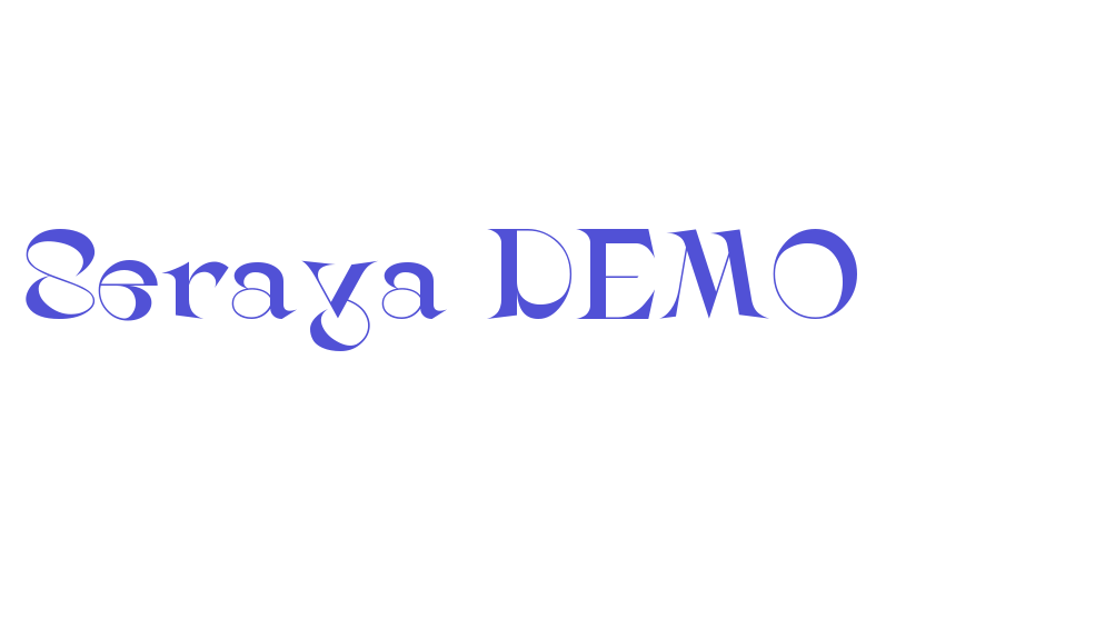 Seraya DEMO-font-download