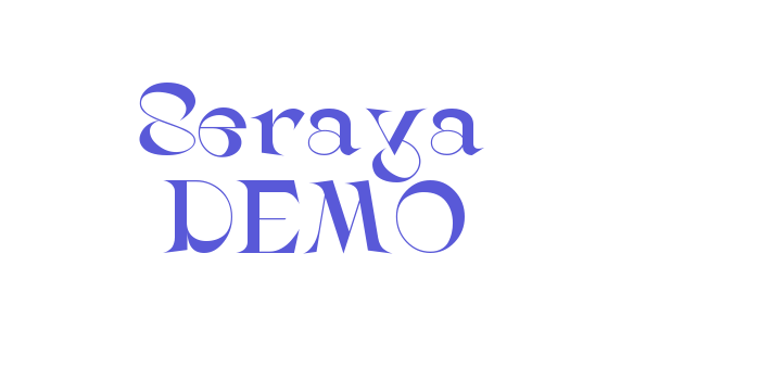 Seraya DEMO Font