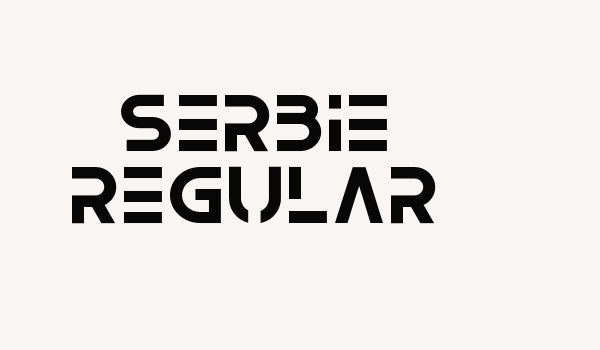 Serbie Regular Font