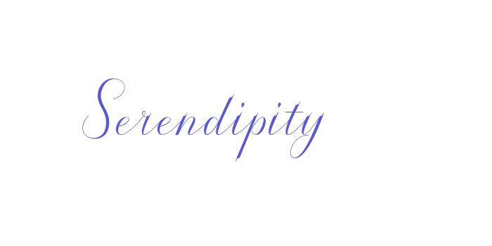 Serendipity Font