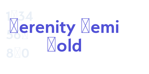 Serenity Demi Bold-font-download