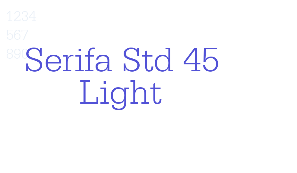 Serifa Std 45 Light-font-download