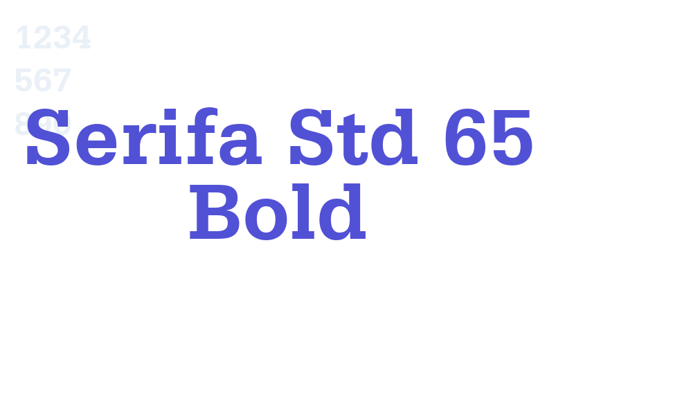 Serifa Std 65 Bold-font-download