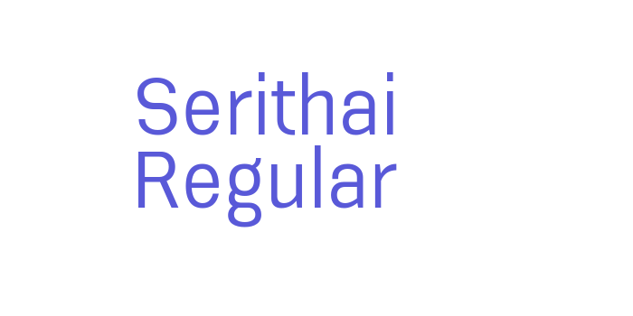 Serithai Regular Font Download