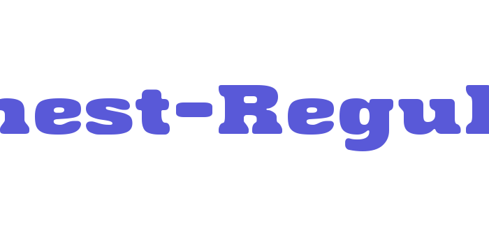 Sernest-Regular Font