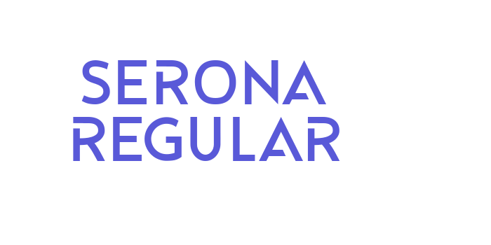 Serona Regular Font Download