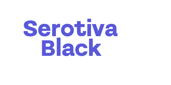 Serotiva Black Font Download