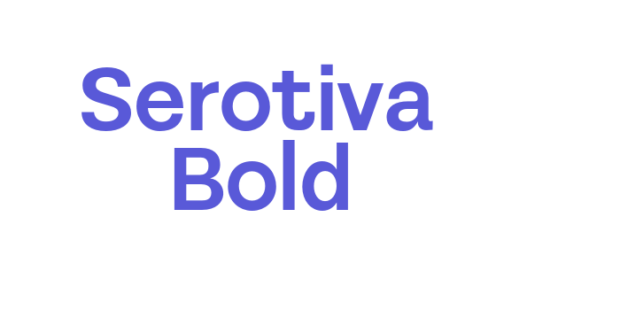 Serotiva Bold Font