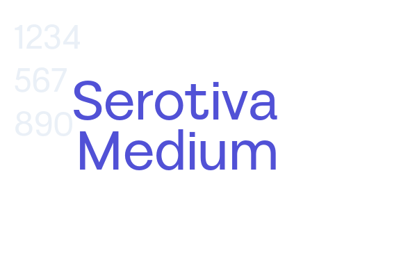 Serotiva Medium