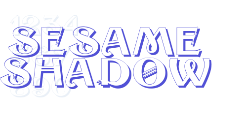 Sesame Shadow-font-download