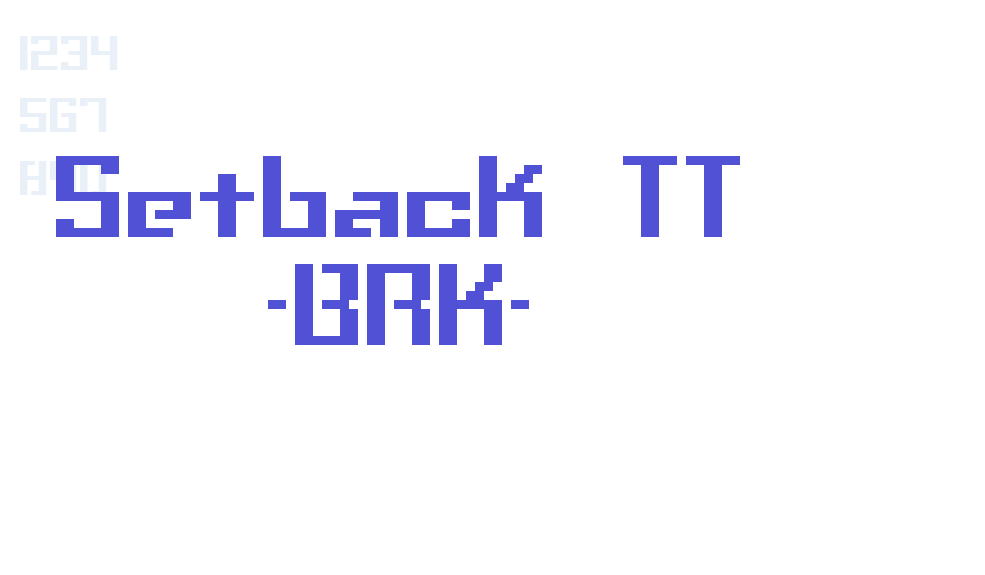 Setback TT -BRK--font-download