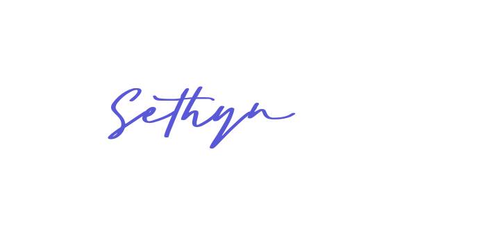 Sethyn Font Download