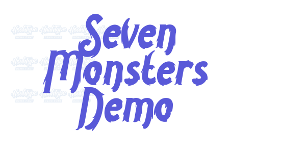 Seven Monsters Demo font free