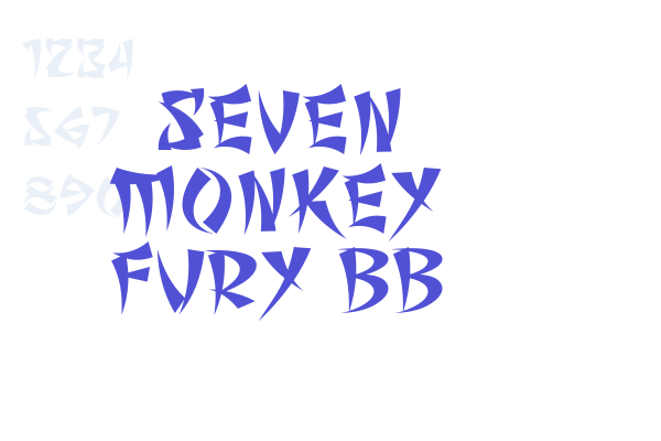 Seven Monkey Fury BB Font Download