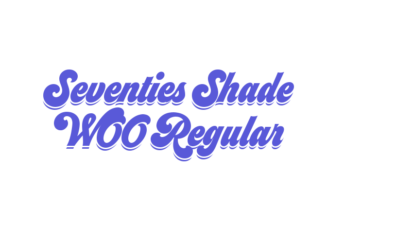 Seventies Shade W00 Regular Font