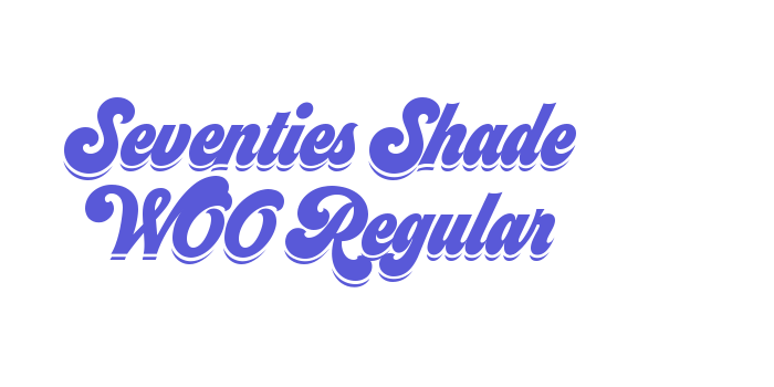 Seventies Shade W00 Regular Font Download