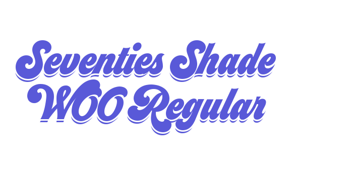 Seventies Shade W00 Regular Font