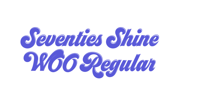 Seventies Shine W00 Regular Font Download