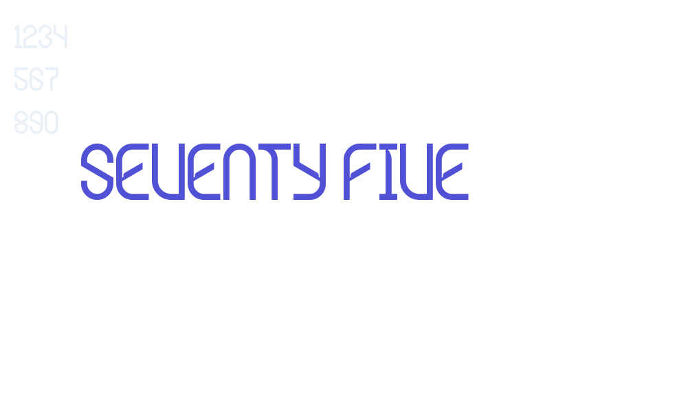 Seventy Five-font-download