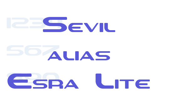 Sevil alias Esra Lite Font