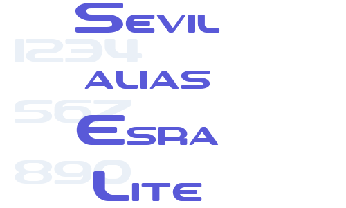 Sevil alias Esra Lite Font Download