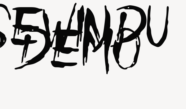 Sewindu demo Font