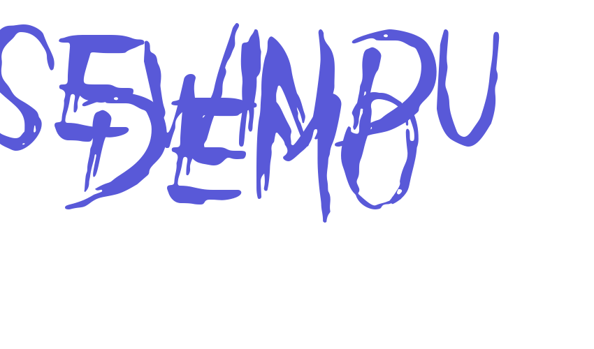 Sewindu demo Font