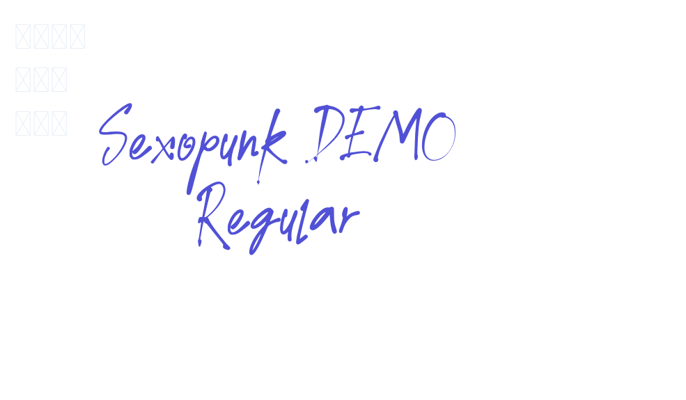 Sexopunk DEMO Regular-font-download