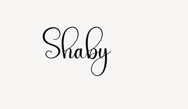 Shaby Font