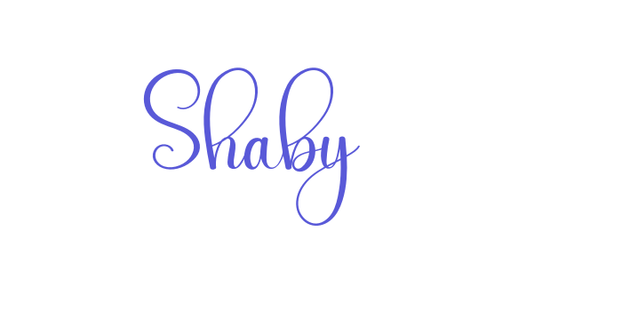 Shaby Font Download