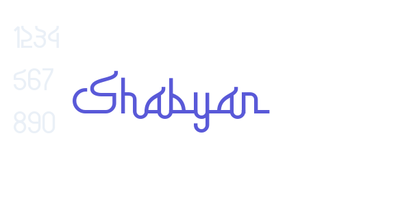 Shabyan font free