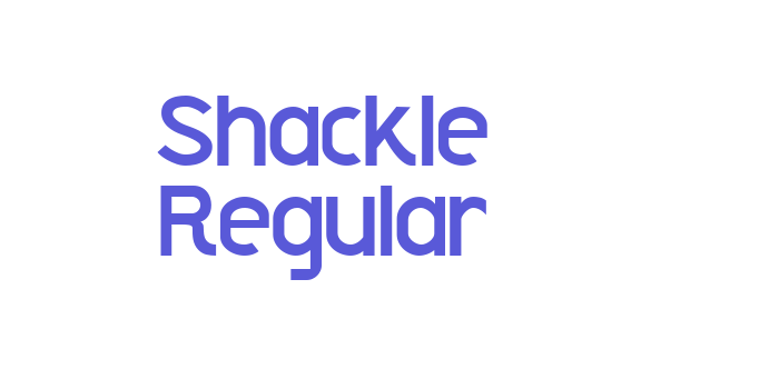 Shackle Regular Font Download