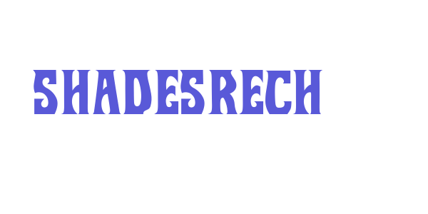 ShadesRech0 font free