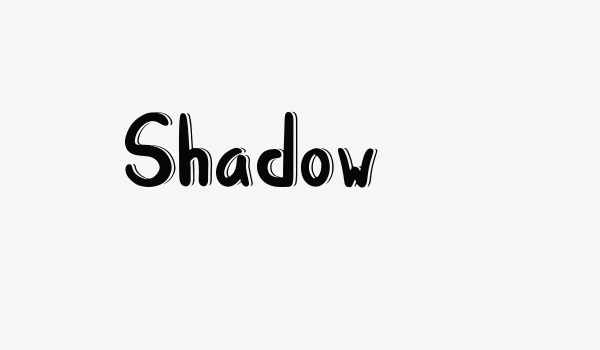 Shadow Font