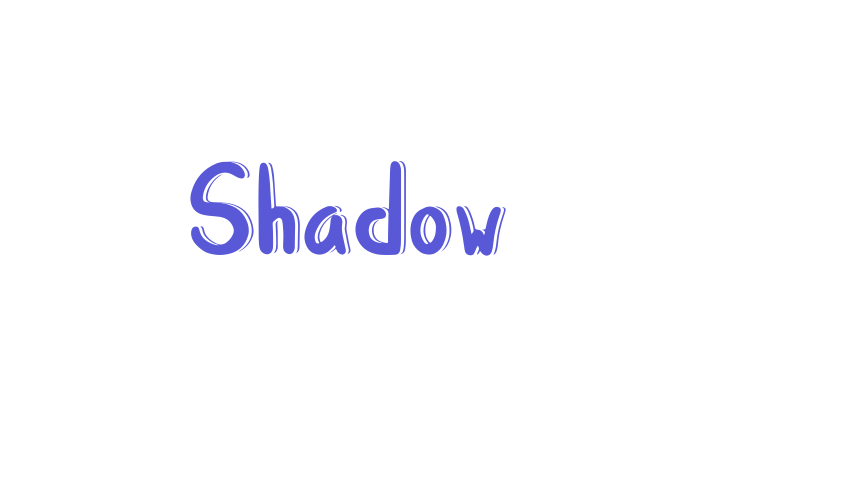 Shadow Font