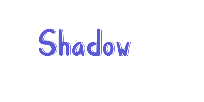 Shadow Font