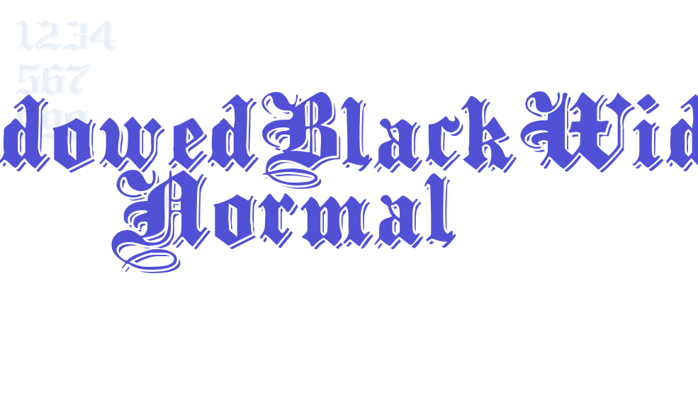 ShadowedBlackWide Normal-font-download