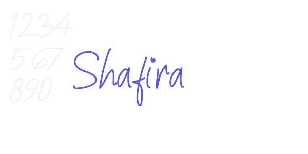 Shafira font free